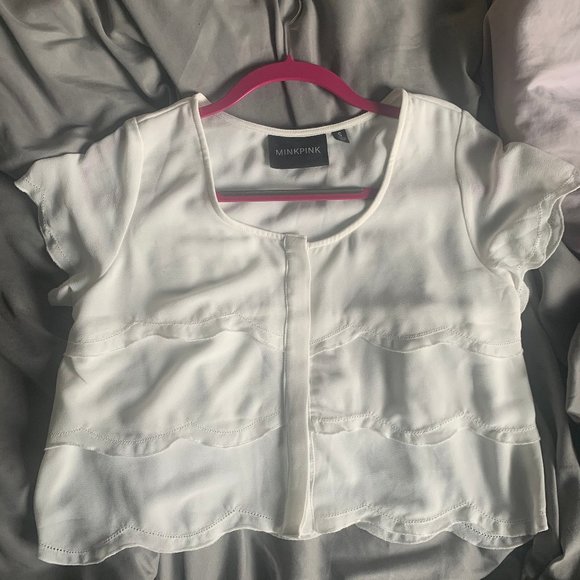 Adorable Mink Pink Blouse - Picture 1 of 5